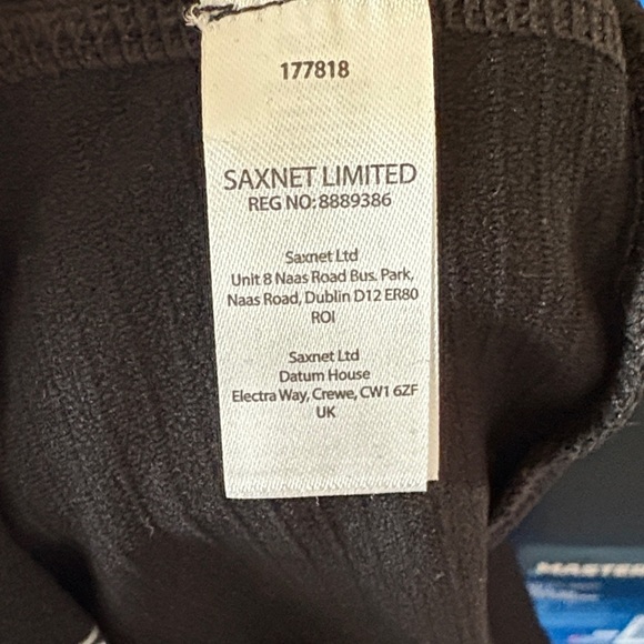 Black Ribbed Crop Top Mm418 - Picture 5 of 7